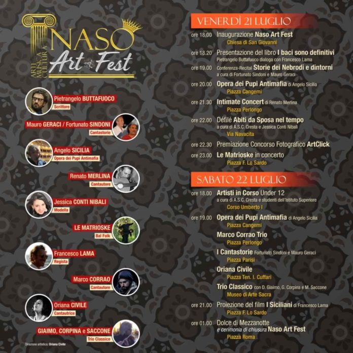 Naso Art Fest locandina