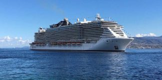 TAPPA A MESSINA PER MSC SEASIDE, LA NAVE PIÙ GRANDE MAI COSTRUITA IN ITALIA seaside