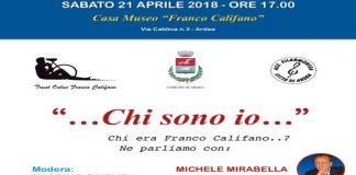 Ad Ardea, in provincia di Roma il 21 aprile: “… Chi sono io…”